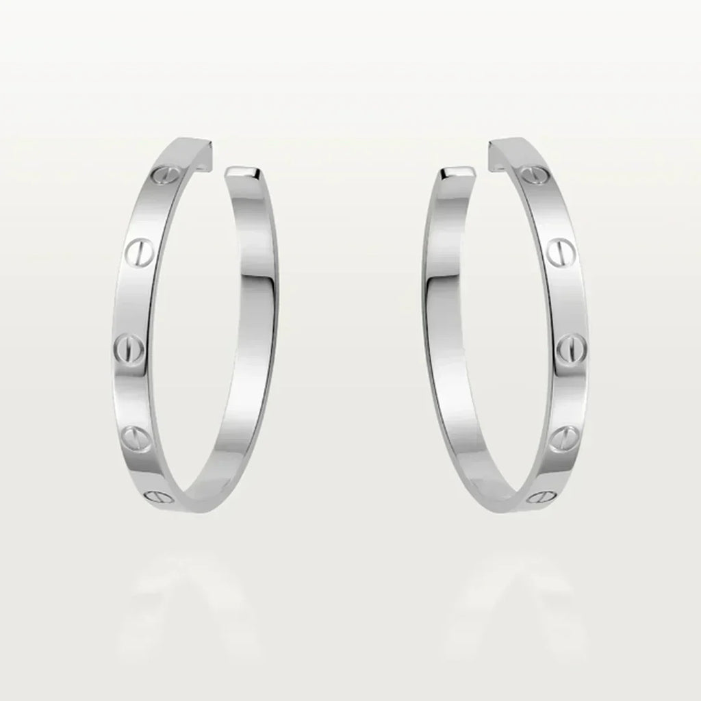 ETERNITY EARRINGS LARGE | SILVER