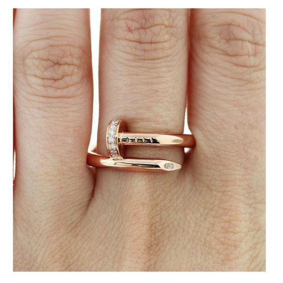 DELUXE NAIL RING | ROSÉ GOLD