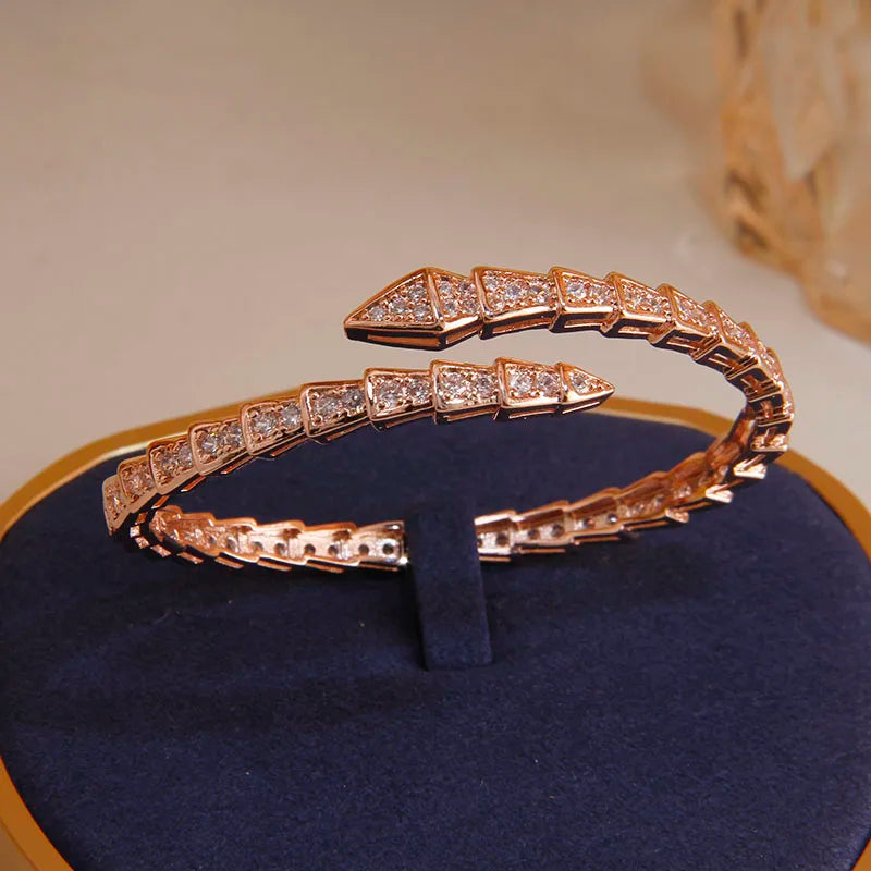 DELUXE SERPENT BRACELET | ROSÉ GOLD