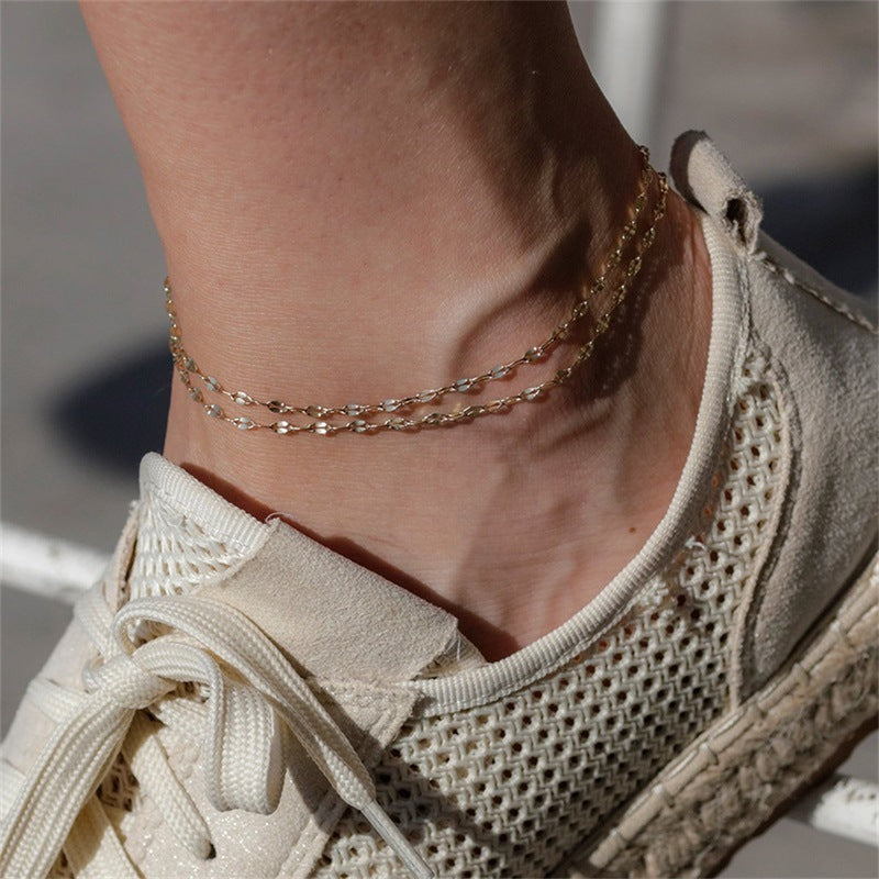 CHARLOTTE GOLD ANKLE CHAIN