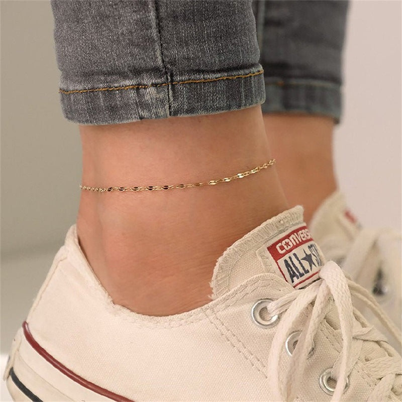 CHARLOTTE GOLD ANKLE CHAIN