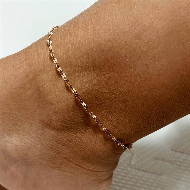 CHARLOTTE GOLD ANKLE CHAIN