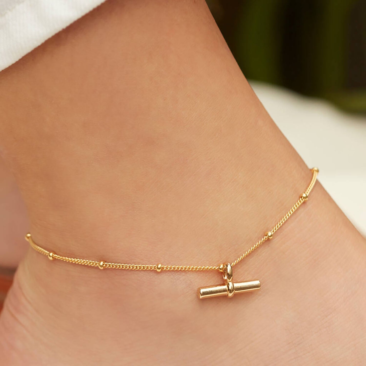 VALENTINE GOLD ANKLE CHAIN