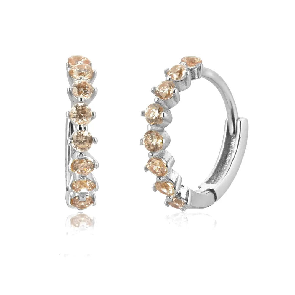 LE CHIC EARRINGS | SILVER ROSÉ QUARTZ