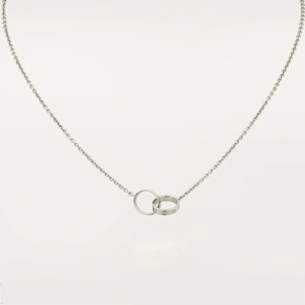 ETERNITY RING NECKLACE | SILVER